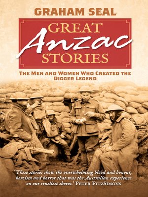cover image of Great Anzac Stories